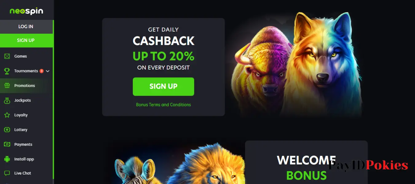 neospin casino bonuses