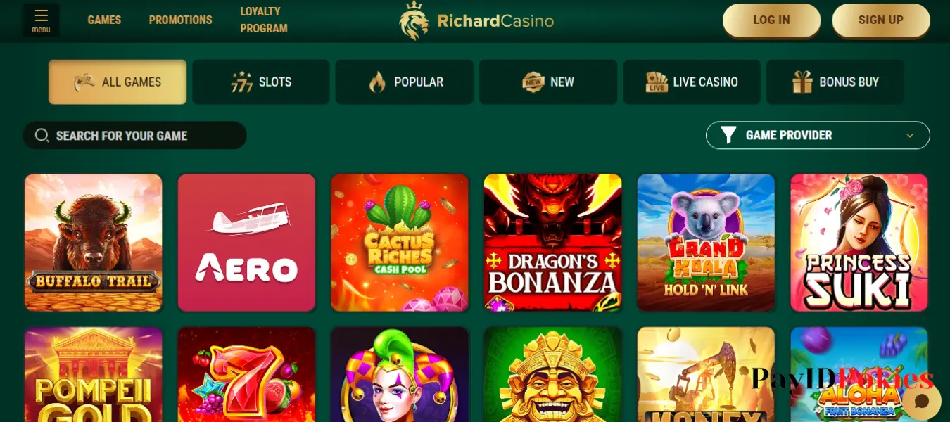 richard casino games
